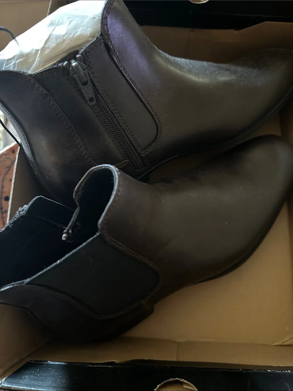 JF Stanwell Brown Chelsea Boots - Brown